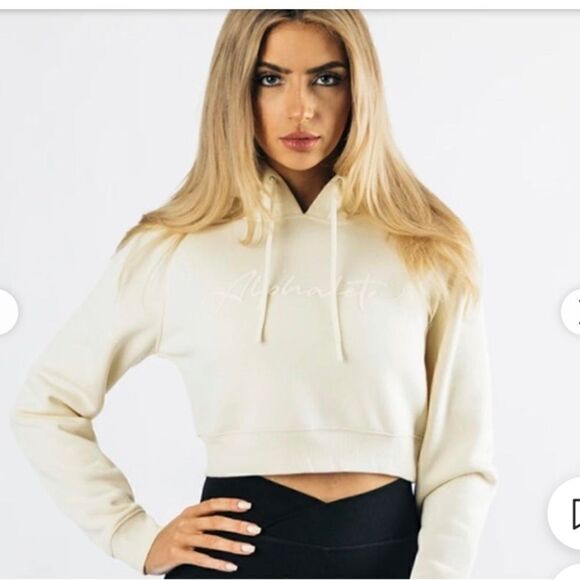 Alphalete cropped hoodie size small - Picture 1 of 5